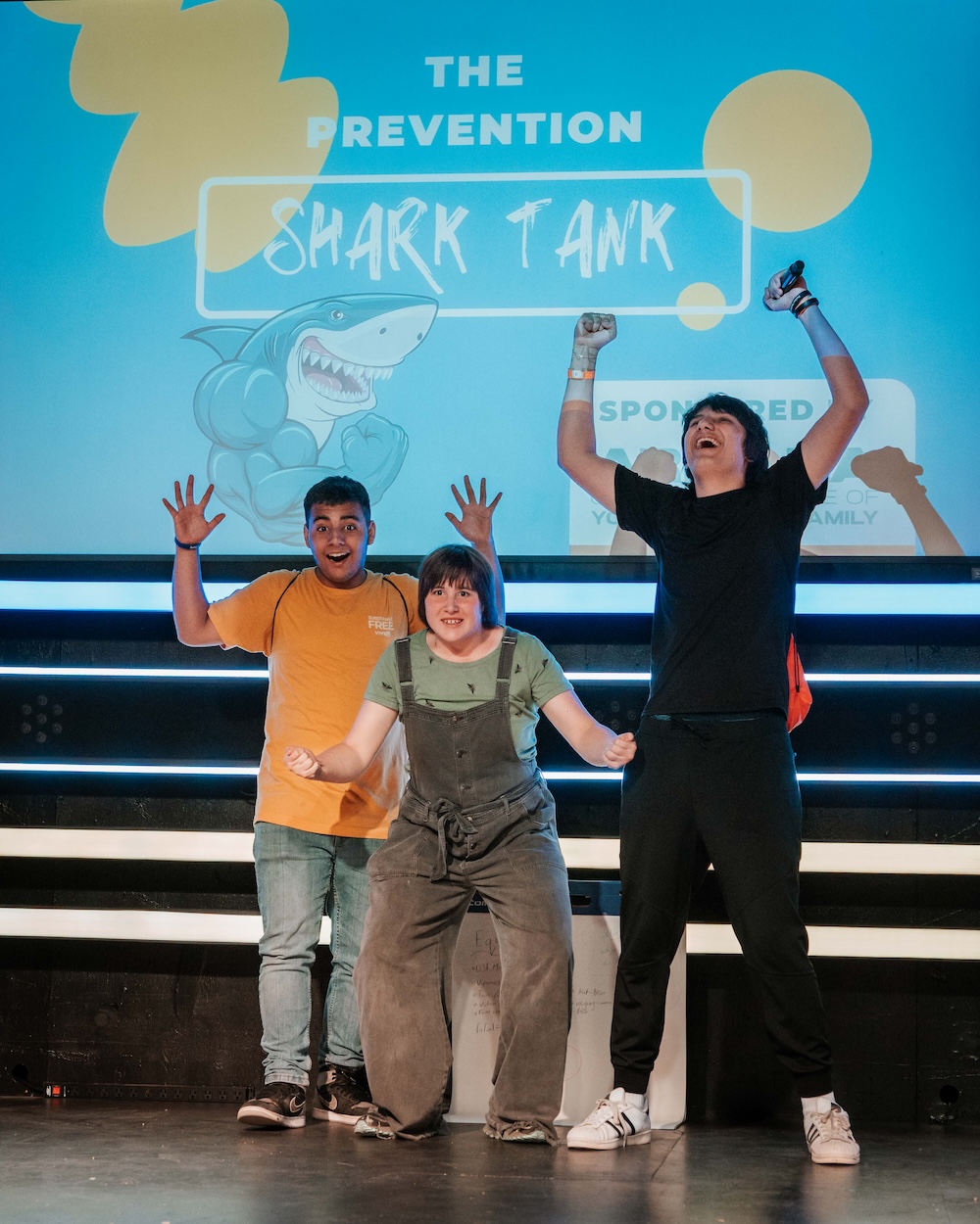 Stand Up AJ students at the Prevention Shark Tank